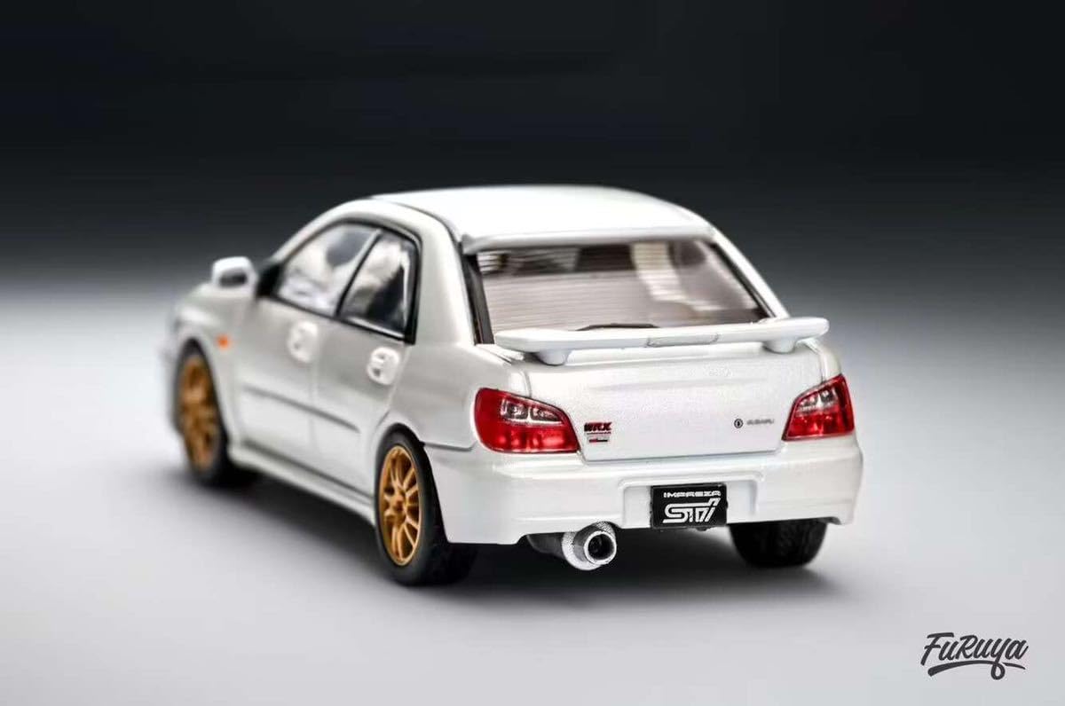 Amazon | 1/64 Furuya Subaru Impreza WRX STI スバル インプレッサ 白