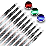 Le forfait comprend: 10 Pièces diodes électroluminescentes RVB à cathode commune pré-câblées.