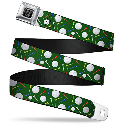 Cinturón con hebilla para cinturón de seguridad Kid Verde 1.0 Wide