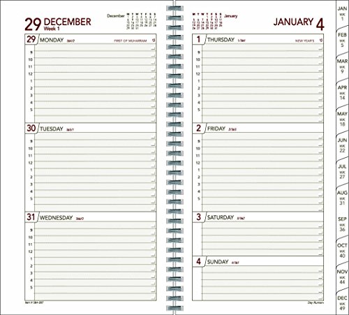 At-A-G1ance 064-287 MyWeek 2018 For Year 2018 Diary Refill 3 1/4