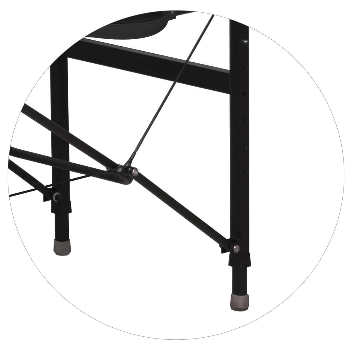 Ultraleichter Massagetisch RehaKing – Obsidian mit 5 cm Comfort-Schaumstoff, 3D-Comfort-Kopfteil, erhöhtem hinteren Teil und rutschfesten, druckempfindlichen Füßen