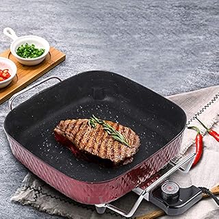 Non-Stick Electric Cooker Pan, Multi Function Frying Steaming Boiling Pan Wok Electric Hot Pot for Household Kitchen, UK