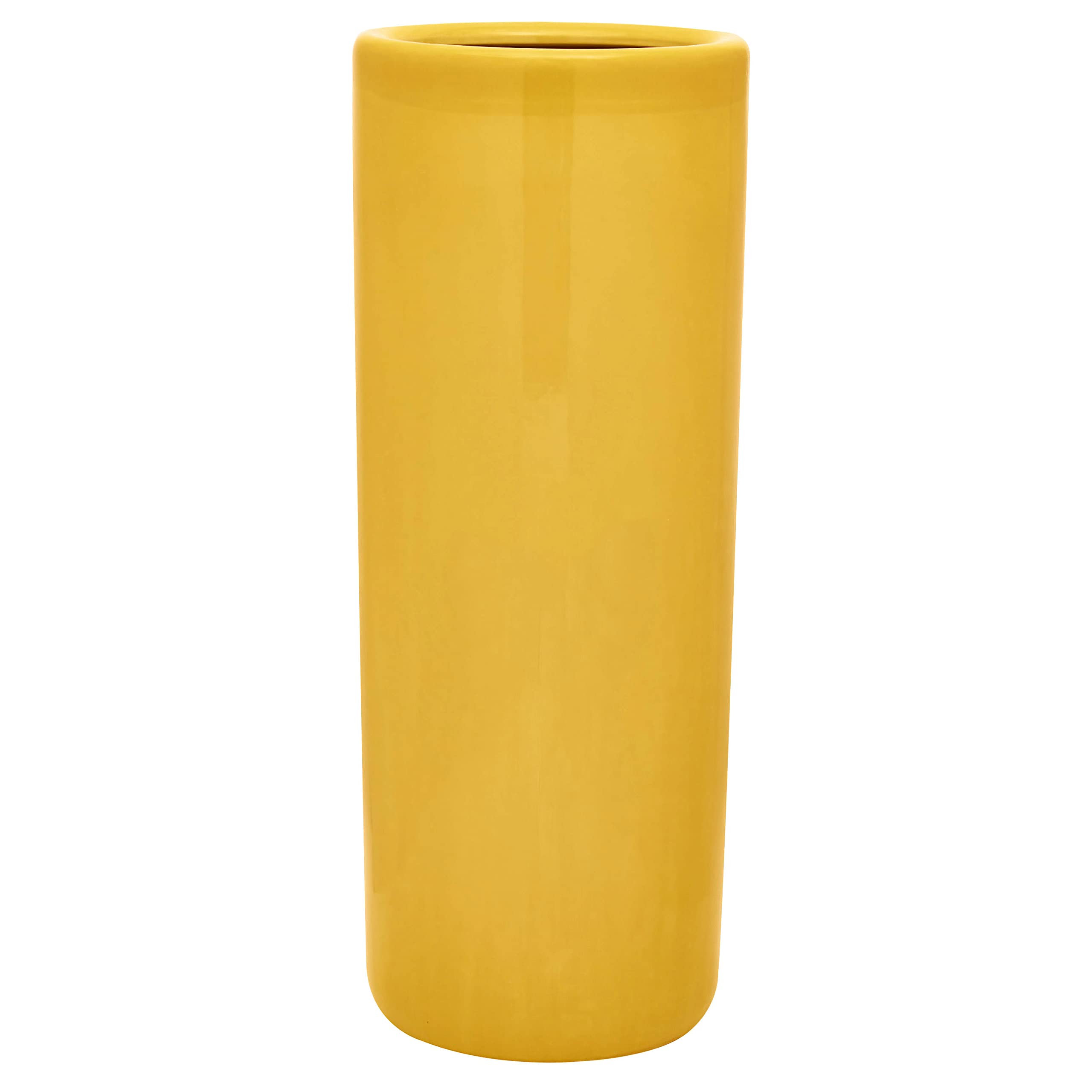 Red Lantern 24" Bright Yellow Umbrella Stand