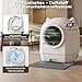 Devoko elektrisches katzenklo selbstreinigend, 90L Self-Cleaning Cat Litter Tray, niedliches Design Katzen toiletten, lang anhaltender Geruchsschutz，unterstützt APP-Steuerung und Sicherheitssensoren