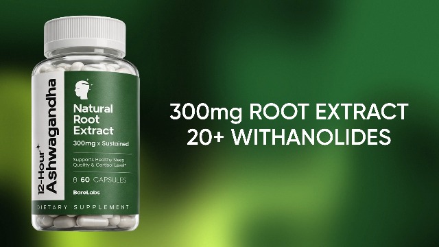 Amazon.com: BareLabs Ashwagandha 300mg + 12 Hour Time Release Root