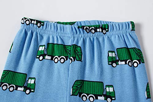 Kikizye Garbage Truck Little Boys Long Sleeve Pajamas Cotton Pjs Size 6 #TOP5