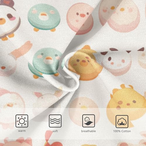 KLL Farm Animals Pattern Toddler Boy Pure Cotton Athletic Underwear Breathable Undies3