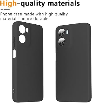 Liquid Silicone Case for Nothing CMF Phone 2 Pro, Protective Cover [Anti-scratch, Anti-fingerprint, Anti-shock], Soft and Slim Bumper Cover Shell. Black