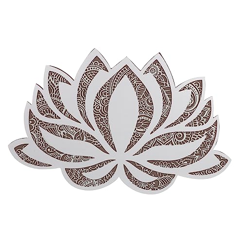 Yardenfun luz de noche de loto elegante decoración de la pared de la lámpara lampara ambiental lampara pared aplique pared flexo pared luz de noche junto a la cama luz de escritorio Acrílico