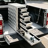 higehio 5-Drawer Wheel Well Truck Bed Tool Box