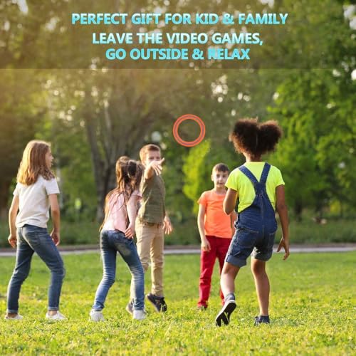 3 pcs 25 CM Flying Ring Wurfring,tosy Flying Ring,strand spielzeug,wurfring-spielspielzeug,kinder outdoor spiele Anzug,Ultimativer Urlaub im Freien, Schulspielplatz, Park, Poolspaß(gelb, orange, rosa)