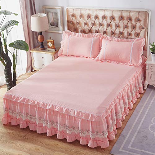 Drap multi-volant rose romantique YEARLY pour créer une chambre cocooning chic