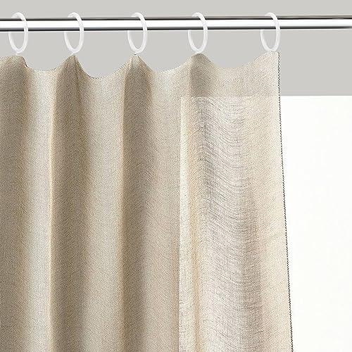 Miniatura 6 de 24 Piezas Blanco Anillos De Metal Para Cortinas Y Ganchos De Plástico Para Cortinas, Anillos Para Colgar Cortinas 30 Mm Diámetro Interior Para Colgar Cortina De Ducha De Puerta De Ventana