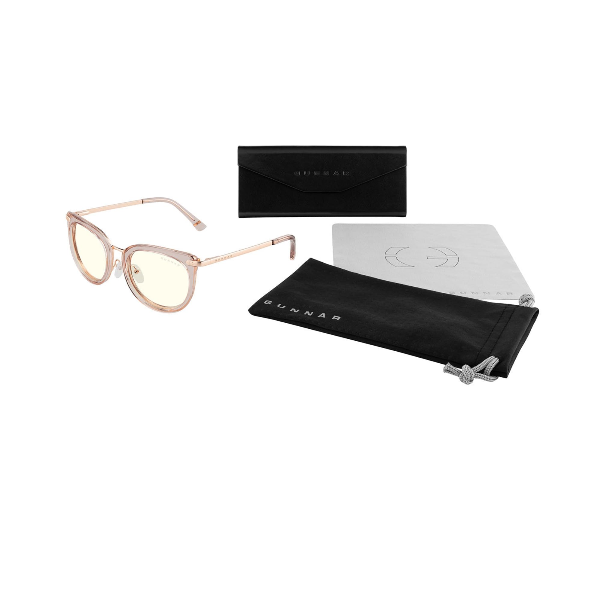 Gunnar Blaulichtfilter-Brille - Lahti - Rose Crystal - Clear