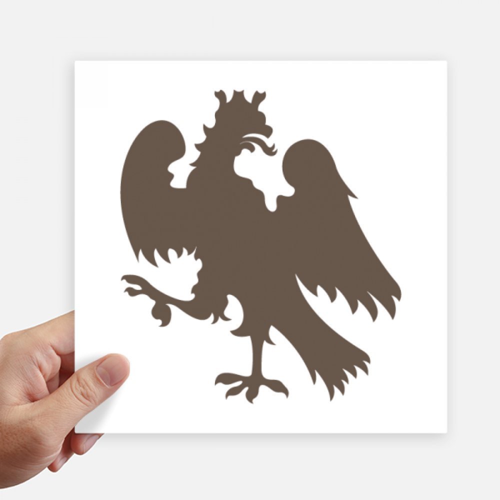 Stickers aigle 20x20cm pour masquer les rayures de valise et pc portable