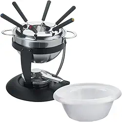 Dynasty Aparelho de fondue 2 em 1 cerâmica/inox