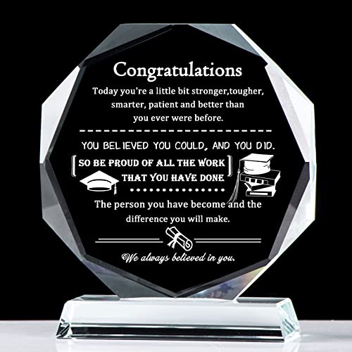 Movdykacollegegraduationgiftsforherhimhighschoolclassof2025coolgraduationgiftsforhimhercongratulationsinspirationalglasskeepsakepresentformastersphddegree Urban Country Home Decor Movdyka college graduation gifts for her him high school class of 2025 cool graduation gifts for him her congratulations inspirational glass keepsake present for masters phd degree urban country home decor