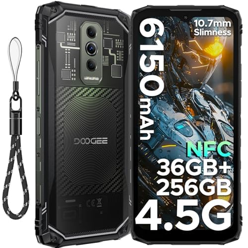 DOOGEE Blade 10 Ultra Energy Android 15 Outdoor Handy Ohne Vertrag 4.5G LTE, 36GB+256GB/2TB Outdoor Smartphone 6150mAh/18W, 6.56\" HD+ 64MP Kamera,10,7mm Ultradünn, 3 Card Slot/NFC/GPS/Face ID/OTG DOOGEE Blade 10 Ultra Energy Android 15 Outdoor Handy Ohne Vertrag 4.5G LTE, 36GB+256GB/2TB Outdoor Smartphone 6150mAh/18W, 6.56\" HD+ 64MP Kamera,10,7mm Ultradünn, 3 Card Slot/NFC/GPS/Face ID/OTG