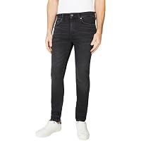Pepe Jeans Jeans Skinny da Uomo Finsbury, Nero (Denim-9AA)
