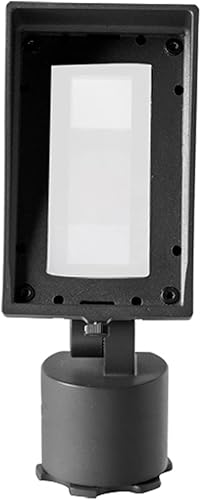 Miniatura 4 de WAC Iluminación de paisaje, luz de lavado de pared LED 12V con ángulo de haz ajustable y control de brillo integral 2700K en negro
