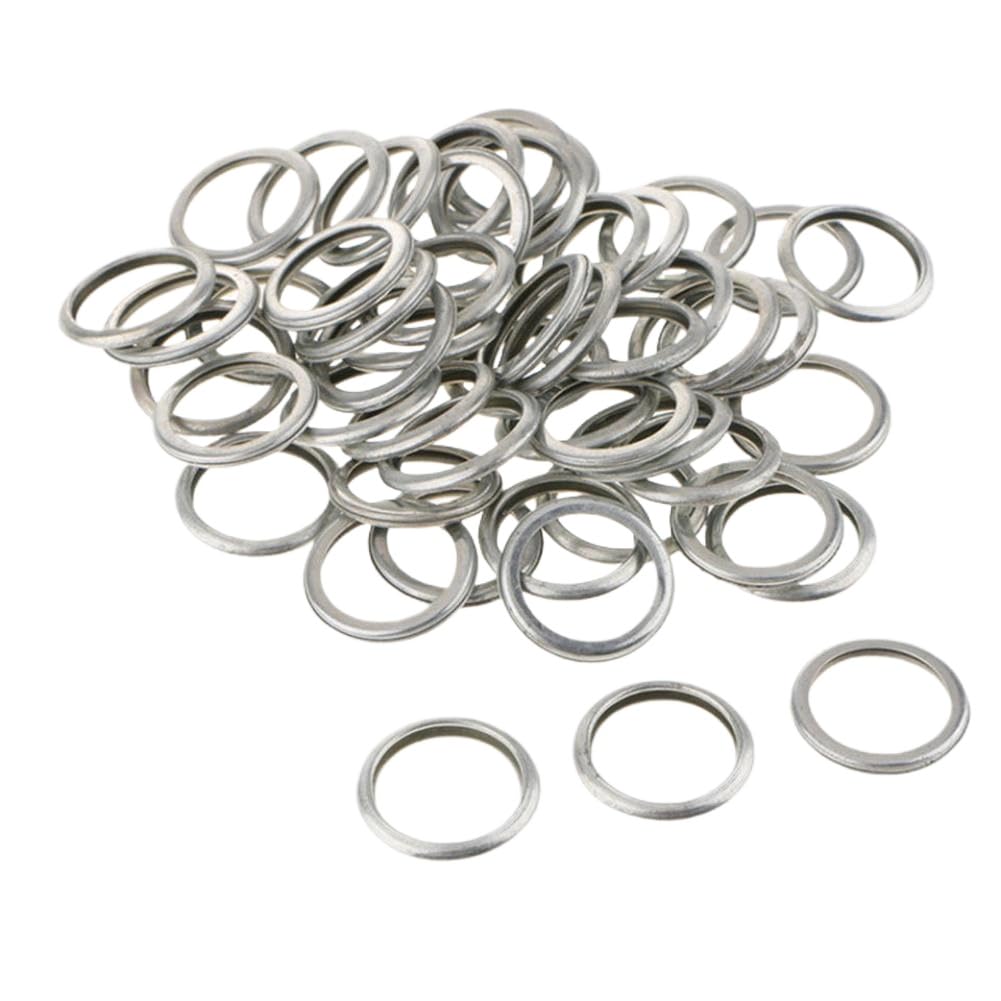 Jeu de 100 joints de rondelle d'écrasement de bouchon de vidange d'huile, compatibles avec les modèles 2011 22 16mm 803916010