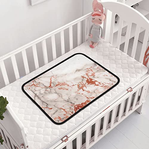 Couverture marbre or rose flanelle double face pour canapé - 4