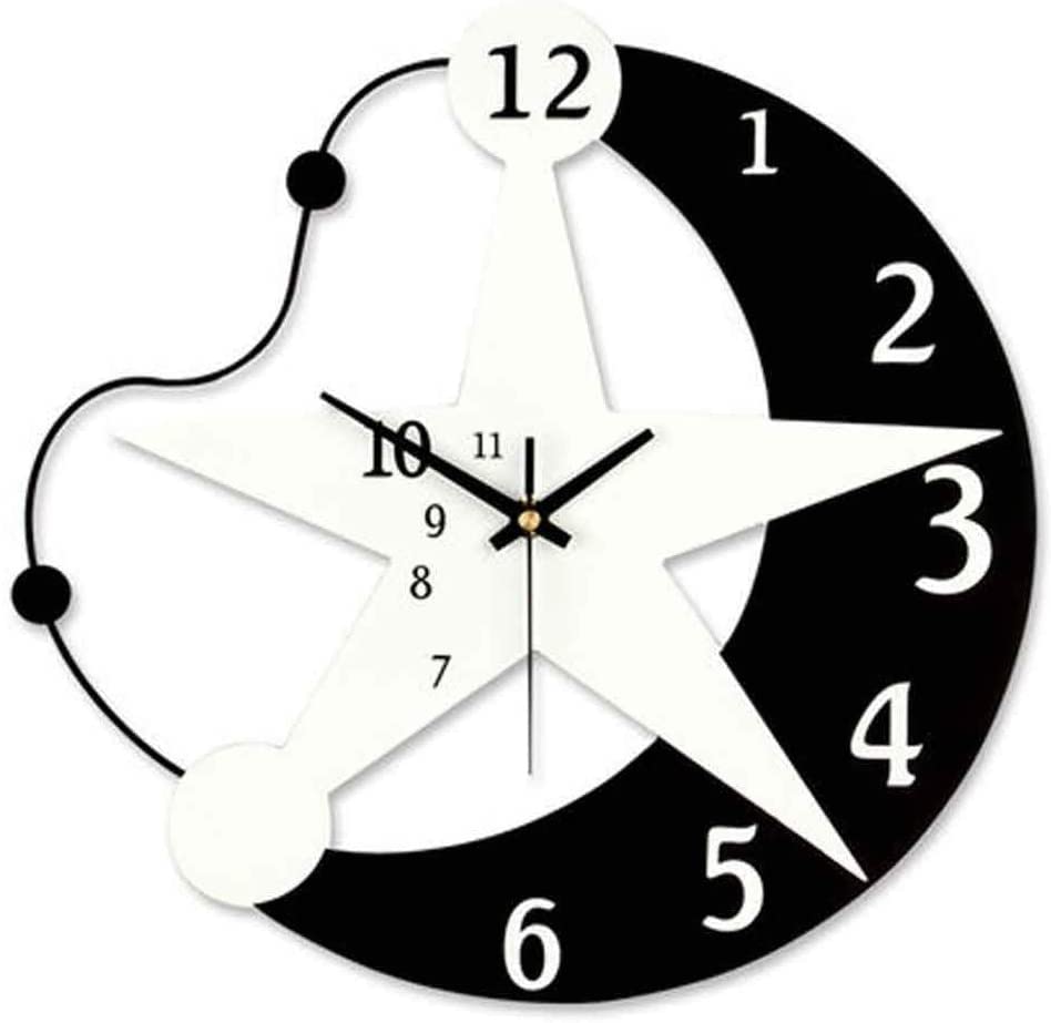 Horloge murale moderne minimaliste 40x40cm créative et silencieuse pour salon de style européen