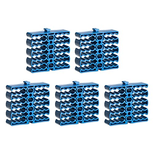 kwmobile Cable Comb Organizers (Set of 5) - Cable Management Wire Combs Clips for Ethernet Cables...