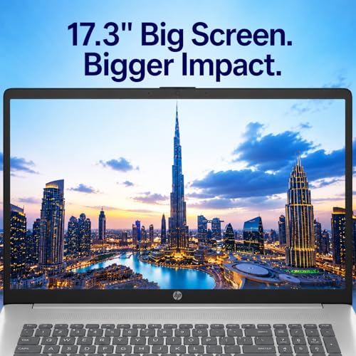 Image of HP 2026 17.3 inch FHD Business Laptop, Intel Core 13th Gen i7-1355U (10 Cores, 12 Threads, up to 5.0GHz), 64GB RAM, 1TB SSD, Wi-Fi 6, HDMI, Fast Charge, True Vision Built-in Camera, Windows 11