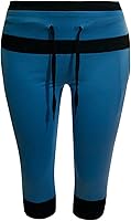 Vista 75 de Pantalones capri para mujer, estilo casual, de verano, elásticos, de cintura alta, pantalones de yoga, ajuste atlético, pantalones deportivos
