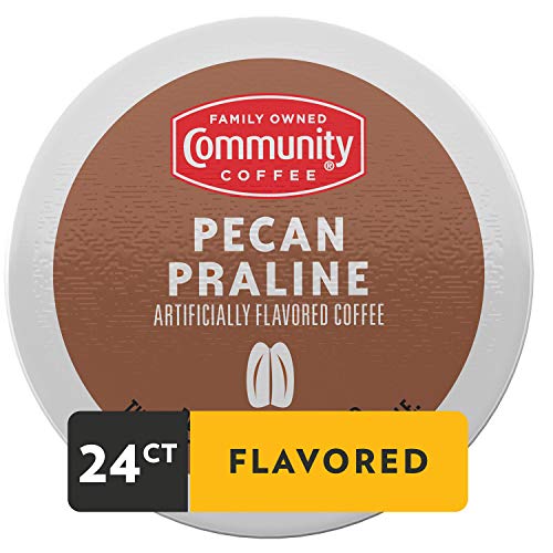 Community Coffee Pecan Praline Flavored 24 Count Coffee Pods, Medium Roast, Compatible With Keurig 2.0 K-Cup Brewers, 24 Count (Pack Of 1) #TOP3