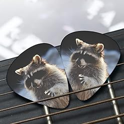 Médiators de guitare 12-Pack médiators mignons de raton laveur pour guitare électrique guitare acoustique diverses… - Les Beatles, Paul McCartney, John Lennon, RIngo Starr, George Harrison Médiators de guitare 12-Pack médiators mignons de raton laveur pour guitare électrique guitare acoustique diverses… – Image 6