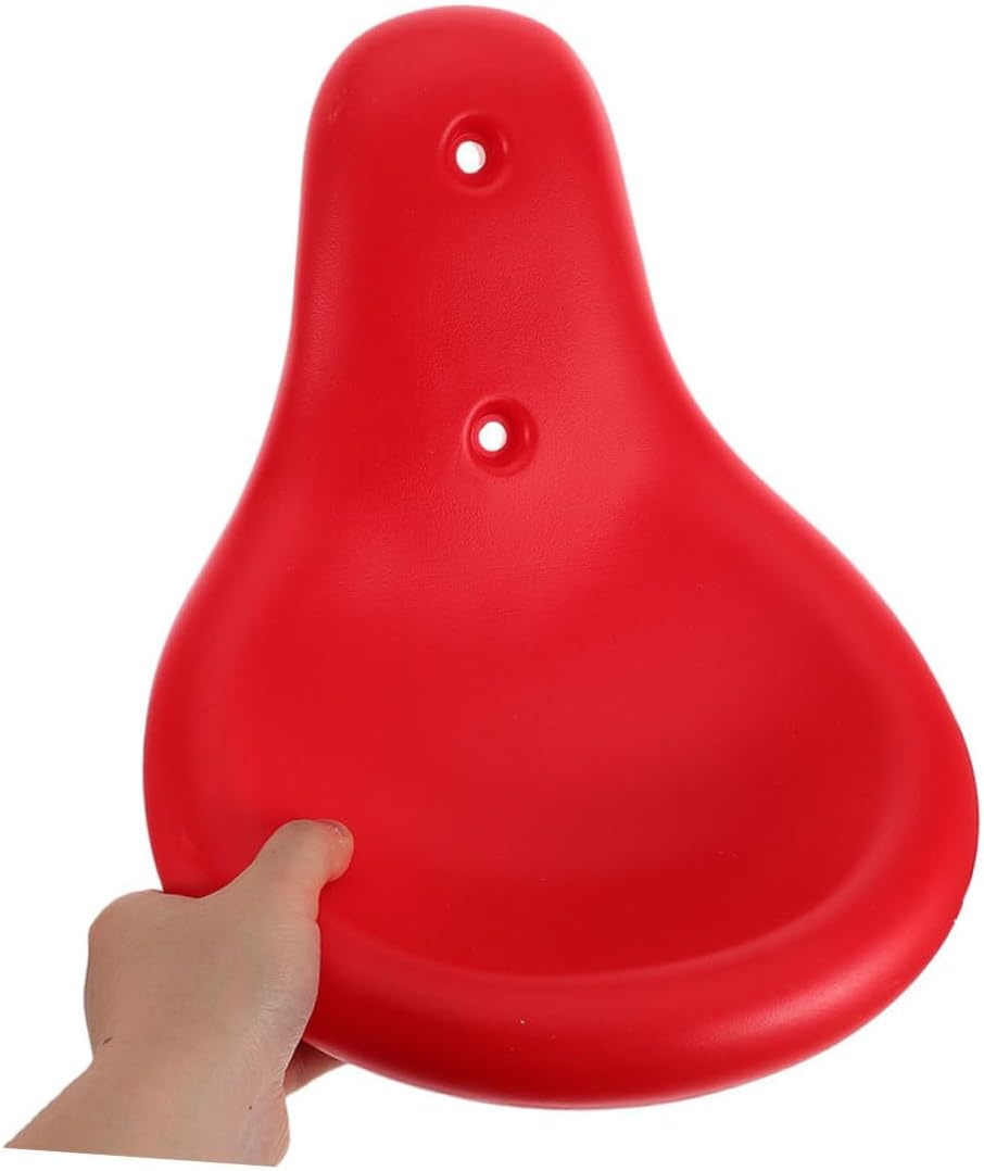 UPKOCH 2pcs Seesaw Seat Replacement Ergonomic Plastic Swing Seat for Outdoor Playgrounds Weather-Resistant Fitness Equipment Accessories Red for Parks and Community Spaces
