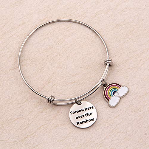 Image of SEIRAA Rainbow Bracelet Inspired Bangle Rainbow Gift (rainbow bracelet)