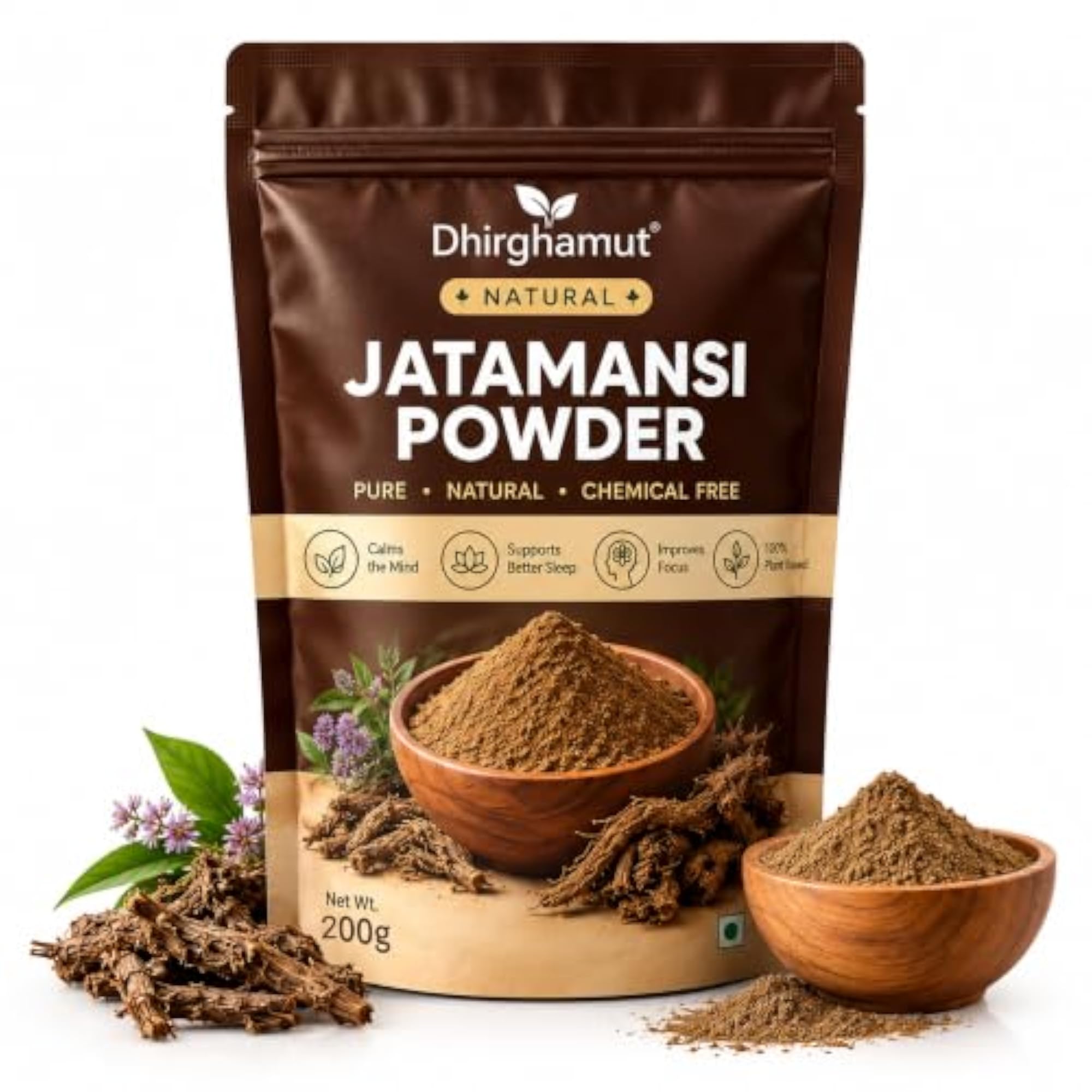 Jatamansi Powder for Hair Growth, 200 gm