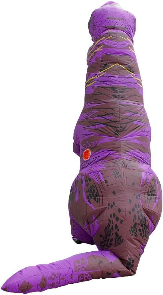 Miniatura 3 de Ekuuga T-Rex Dinosaur Inflatables Costume Purple Inflatable Costume Halloween Costume Cosplay Fancy Dress