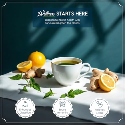 Image of Harmony Delight Loose Leaf Green Tea Combo Variety Gift Pack, 9 Flavors | Elegant Gifting Tea Set, Aromatic & Rich Flavor, Classic Green Tea & Herbal Blends, Perfect for Tea Lovers & Everday Wellness
