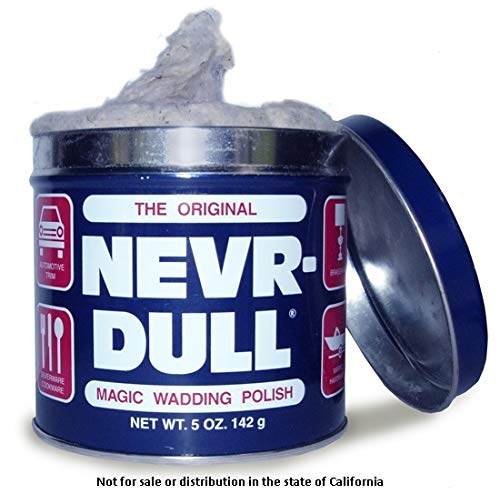 Nevr-Dull Original Model L 5 oz Magic Wadding Metal Polish - Quantity 9