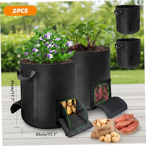 Bolsas de cultivo para patatas en terrazas y balcones con asa cómoda 5