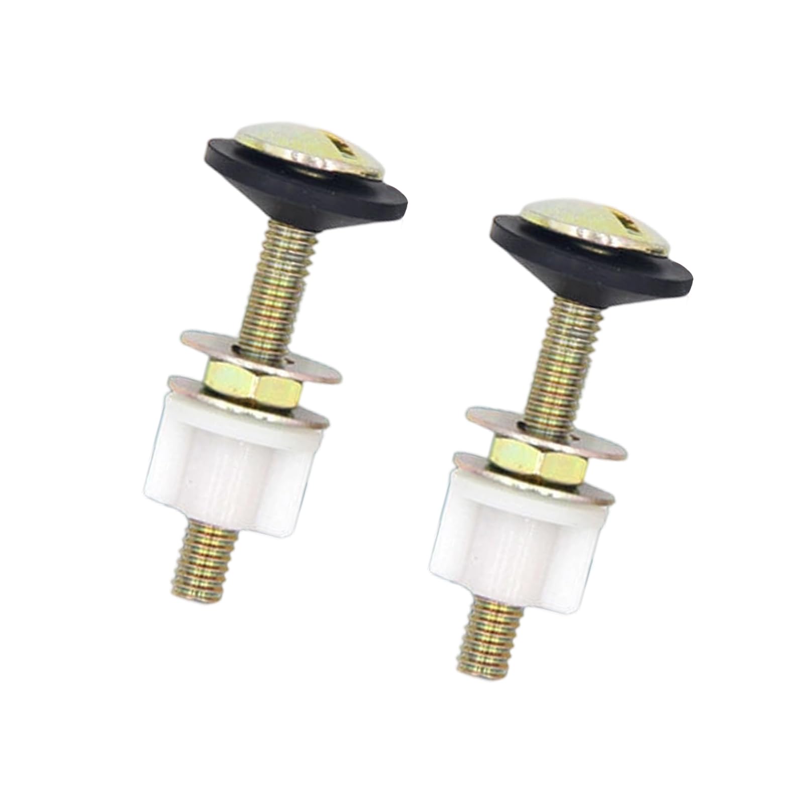 Toilet Tanks Bolt Replacement Steel Screws Seal Washers Nut Leakproof Design Easy Setups Tanks Mounting Systems Steel Toilet Bolts