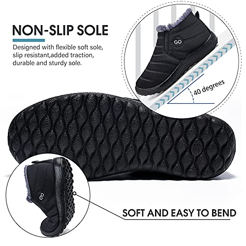 image for DUOYANGJIASHA Womens Snow Boots Warm Ankle Booties Waterproof Comforta