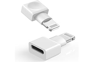 2-Pack iPhone Charger Extender Adapter: Apple-Certified Lightning Dock for All iPhone Models
