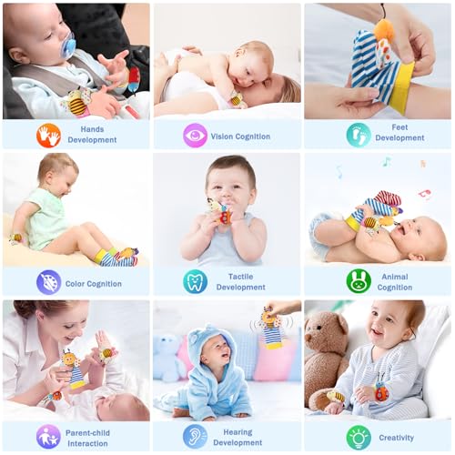 Bloobloomax RATTLE03 Baby Rattles Toys For 0-12 Month thumb #5