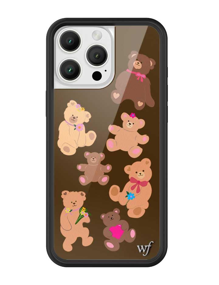 Image of Wildflower Cases - Compatible with iPhone 16 Pro Max | Protective Bumper, 6.5ft Drop Test Certified, Women Owned Small Business | Bear-y Cute