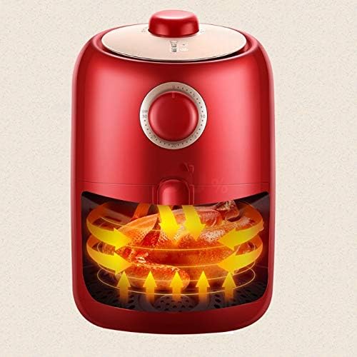 2L Mini Electric Air Fryer rotary knob design Multifunctional Oil-free French Fries Food Household Frying Pot