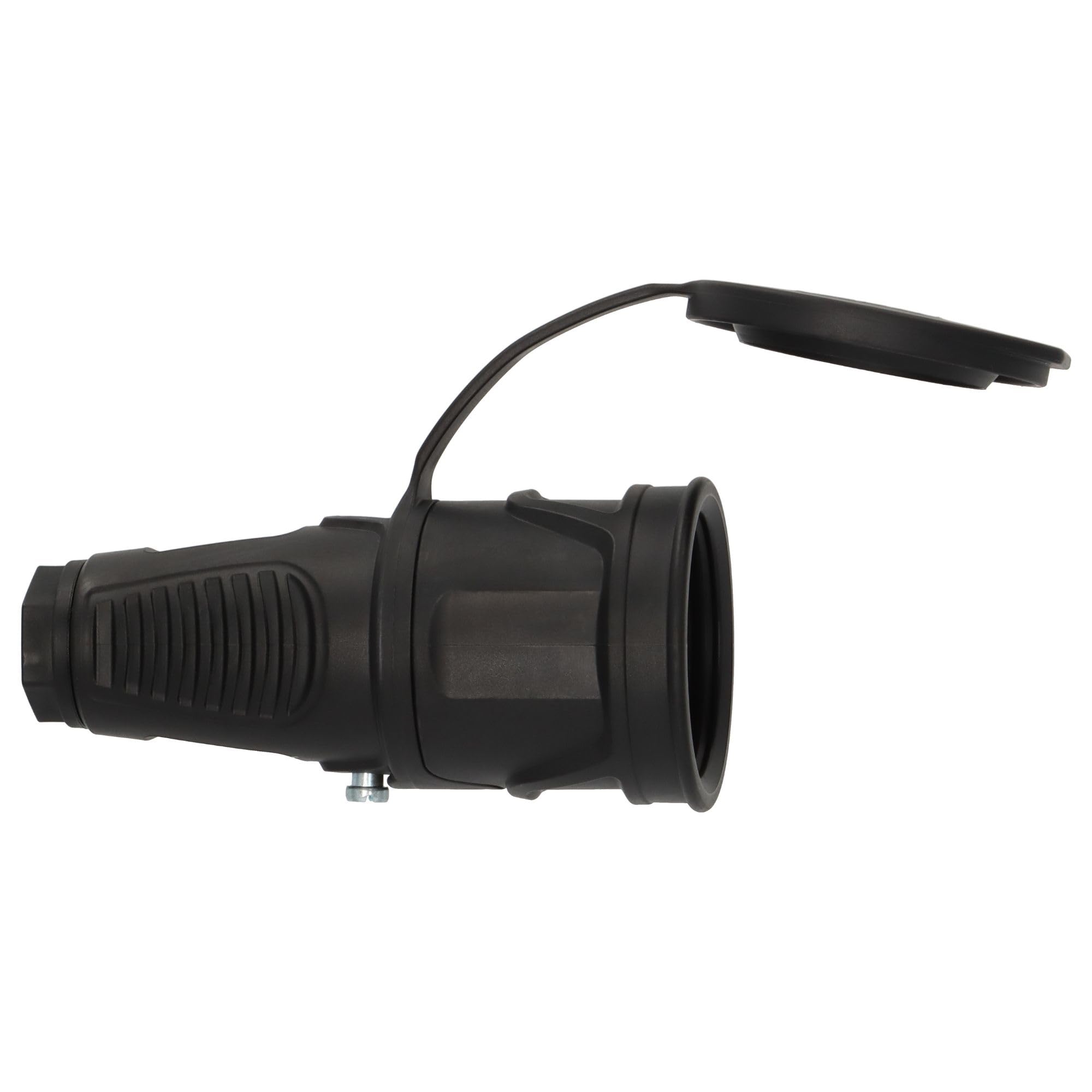 Brennenstuhl Schutzkontakt-Gummikupplung 230V/16A (Schuko Kupplung für den Außenbereich IP54, mit Schutzkappe)