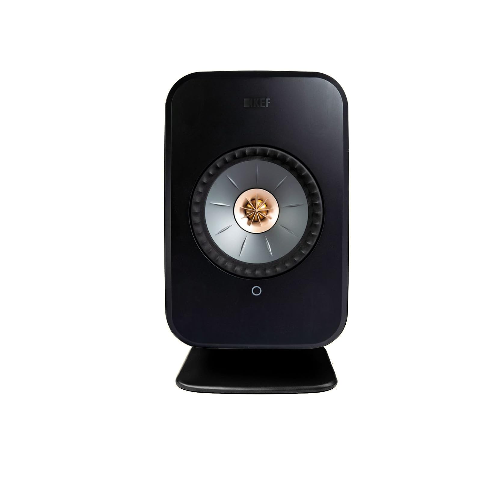 2 Stück Desktop Halterung für KEF LSX II/LSX II LT kabellose Bücherregal-Lautsprecher Ständer Surround Sound Audio Lautsprecher Halter, TV und Heimkinozubehör (Schwarz)