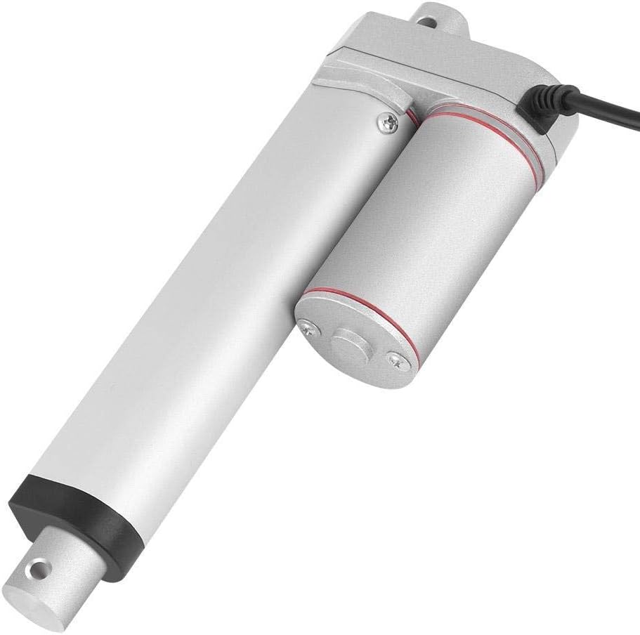 24V Electric Linear Actuator 100mm Stroke 750N Push Force Heavy Duty with Mounting Brackets Included