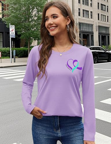 Suicide Awareness Shirt Women Stay Tomorrow Needs You T-Shirt Mental Health Shirts You Matter Inspirational Tops3