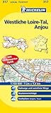 Michelin Westliches Loiretal - Anjou: Straßen- und Tourismuskarte